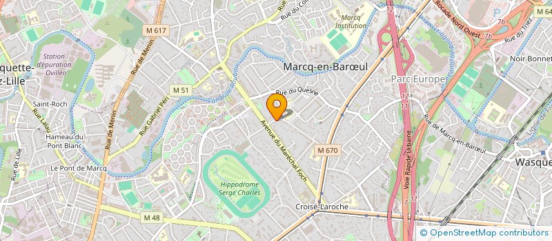 localisation de l'entreprise SCI COLI à MARCQ-EN-BARŒUL
