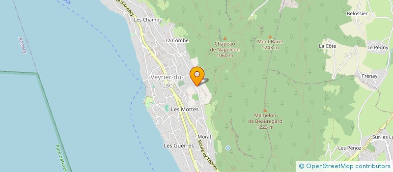 localisation de l'entreprise SCI COLIBEL  VEYRIER-DU-LAC