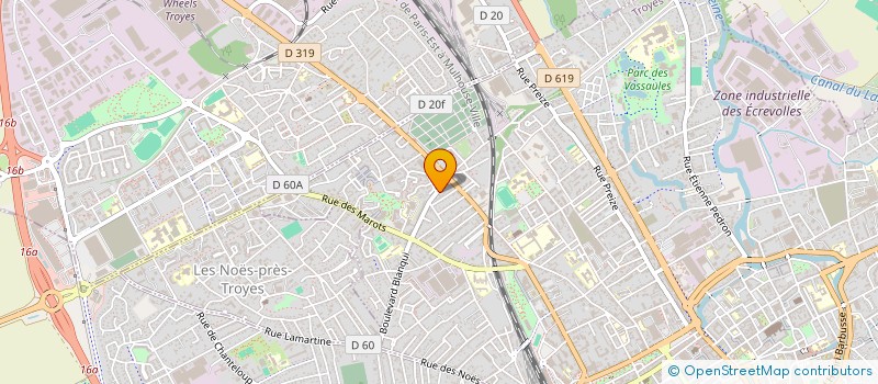 localisation de l'entreprise SCI COLIBRI  TROYES