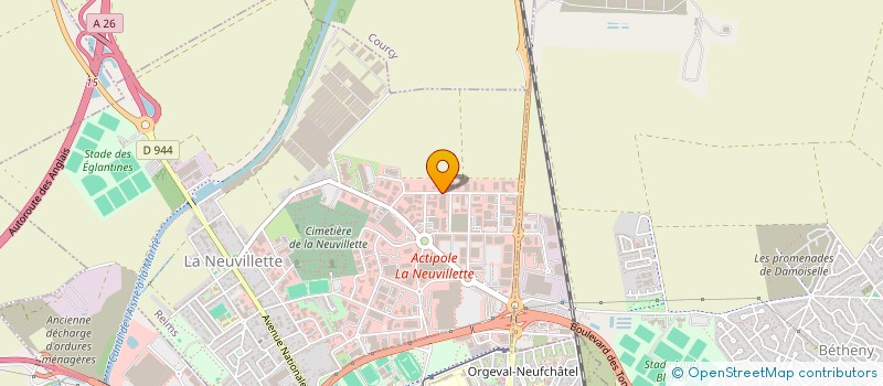 localisation de l'entreprise SCI COLIBRI  REIMS