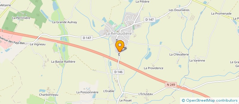 localisation de l'entreprise SCI COLIBRI à SEVREMOINE