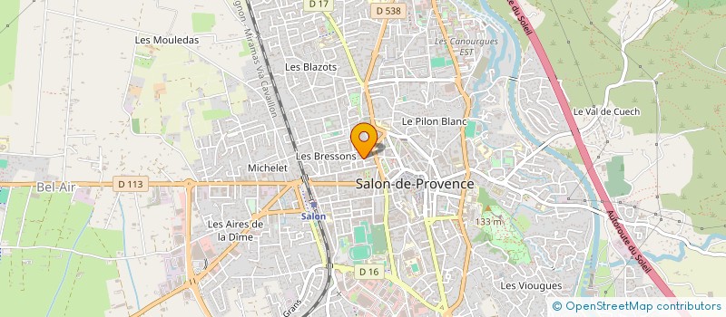 localisation de l'entreprise SCI COLIBRI  SALON-DE-PROVENCE