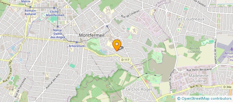 localisation de l'entreprise SCI COLIBRI à MONTFERMEIL