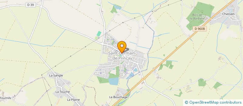 localisation de l'entreprise SCI COLIBRI  SAINT-GERMAIN-DE-PRINCAY