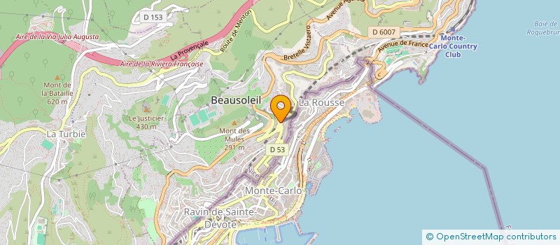 localisation de l'entreprise SCI COLIBRI  BEAUSOLEIL