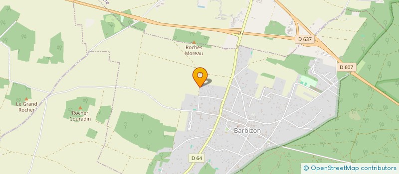 localisation de l'entreprise SCI COLIBRI  ARBONNE-LA-FORET