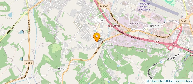 localisation de l'entreprise SCI COLIBRI  ESTILLAC