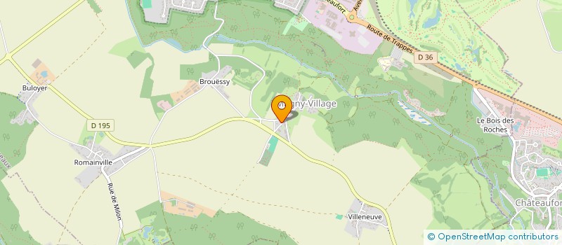 localisation de l'entreprise SCI COLIBRI  MAGNY-LES-HAMEAUX