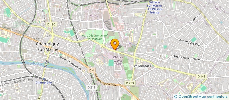 localisation de l'entreprise SCI COLIBRI  CHAMPIGNY-SUR-MARNE