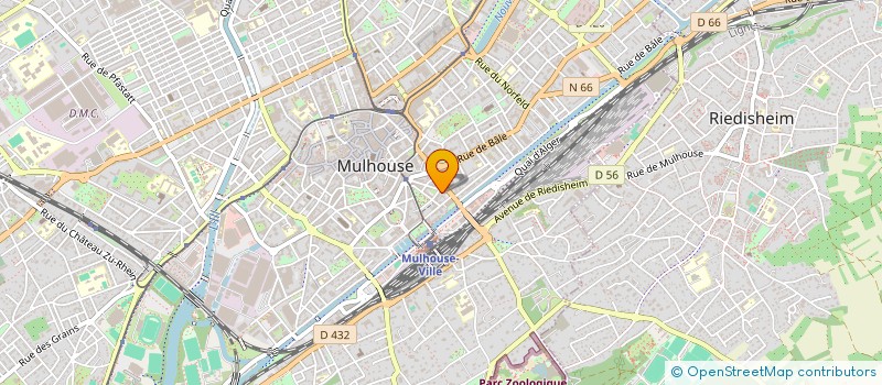 localisation de l'entreprise SCI COLIBRI  MULHOUSE