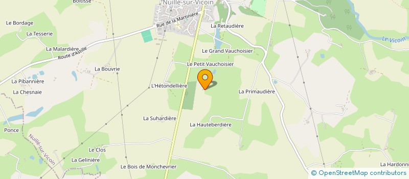 localisation de l'entreprise SCI COLIBRI  NUILLE-SUR-VICOIN