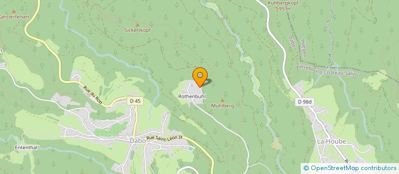 localisation de l'entreprise SCI COLIBRI  DABO