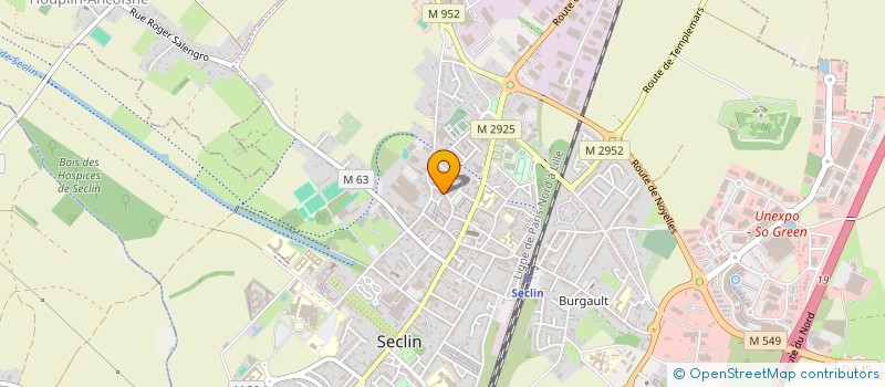 localisation de l'entreprise SCI COLIBRI à HENIN-BEAUMONT