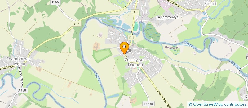 localisation de l'entreprise SCI COLIBRI  TALLENAY