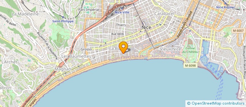 localisation de l'entreprise SCI COLIBRI à NICE