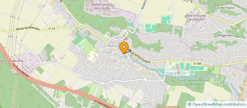 localisation de l'entreprise SCI COLIBRI  MARCOUSSIS