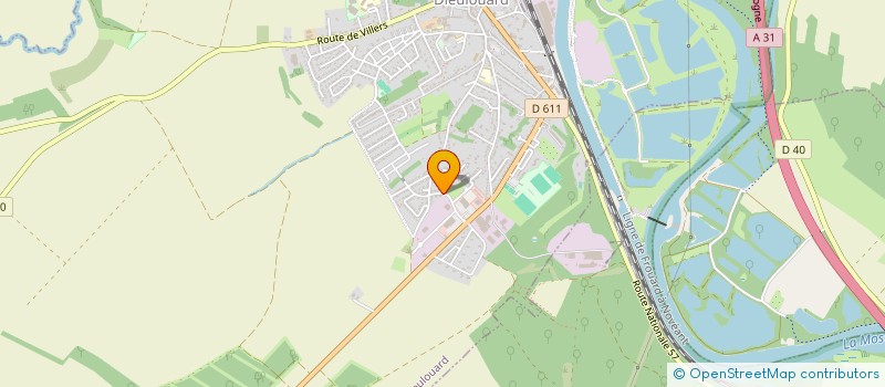 localisation de l'entreprise SCI COLIBRI  DIEULOUARD