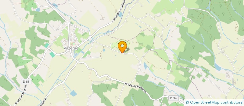 localisation de l'entreprise SCI COLIBRI  VAZERAC