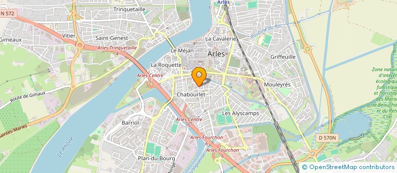 localisation de l'entreprise SCI COLIBRI à ARLES