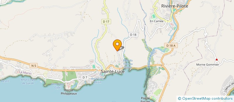 localisation de l'entreprise SCI COLIBRI D'ARLET  SAINTE-LUCE