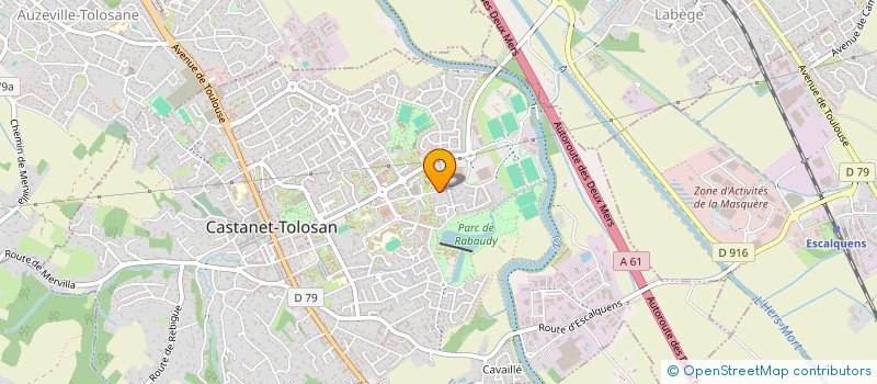 localisation de l'entreprise SCI COLIBRI LE MOULE à CASTANET-TOLOSAN