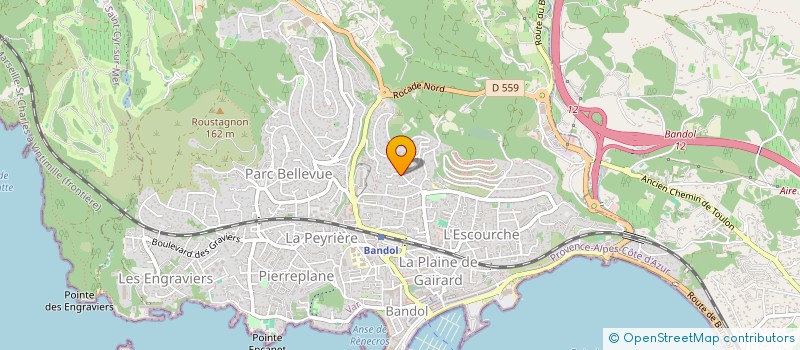 localisation de l'entreprise SCI COLIBRIS  BANDOL