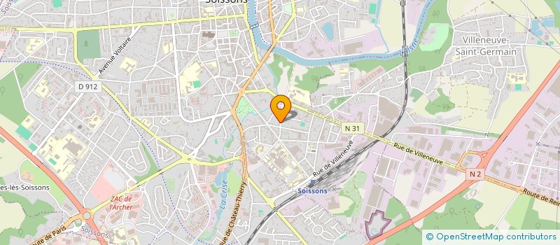 localisation de l'entreprise SCI COLIGNY IMMOBILIER à SOISSONS