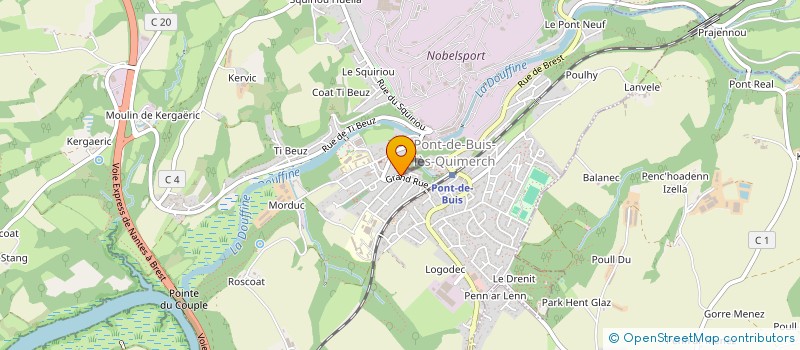 localisation de l'entreprise SCI COLIN  PONT-DE-BUIS-LES-QUIMERCH