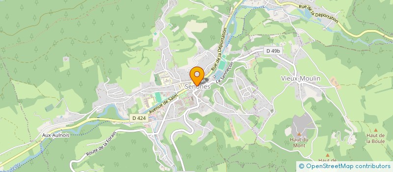 localisation de l'entreprise SCI COLIN  SENONES