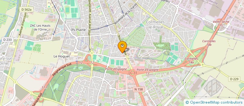 localisation de l'entreprise SCI COLIN  IFS