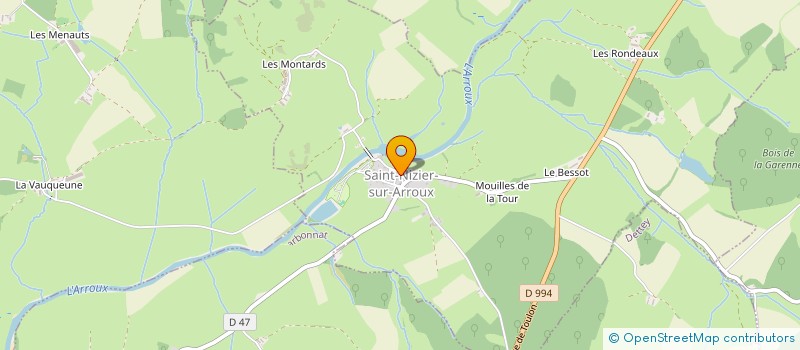 localisation de l'entreprise SCI COLIN  SAINT-NIZIER-SUR-ARROUX