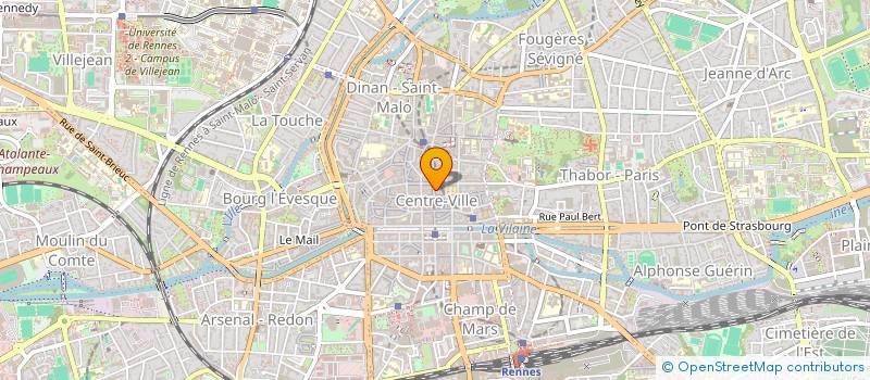 localisation de l'entreprise SCI COLIN D'ESTREES  RENNES