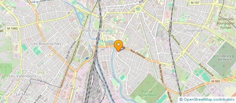 localisation de l'entreprise SCI COLIN MANIERE  DIJON