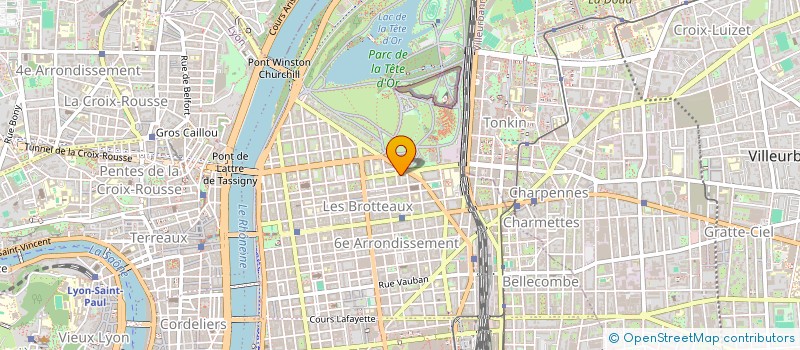 localisation de l'entreprise SCI COLIN'S  LYON