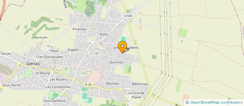 localisation de l'entreprise SCI COLINE(07150)  GENAS