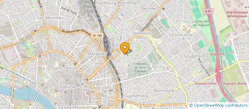 localisation de l'entreprise SCI COLINE à TOULOUSE