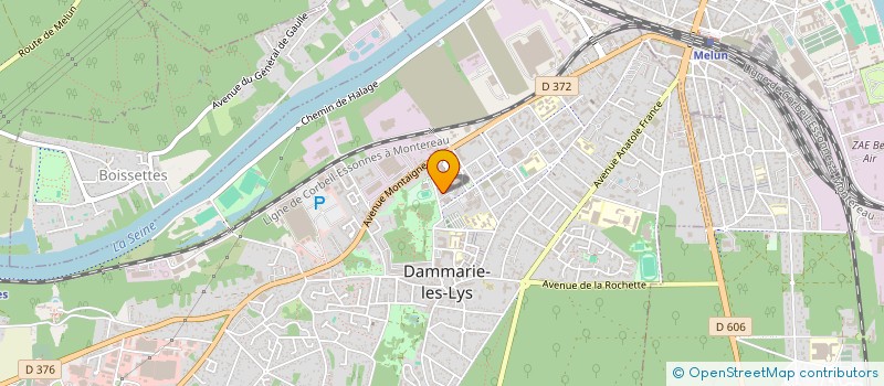 localisation de l'entreprise SCI COLINE 45  DAMMARIE-LES-LYS