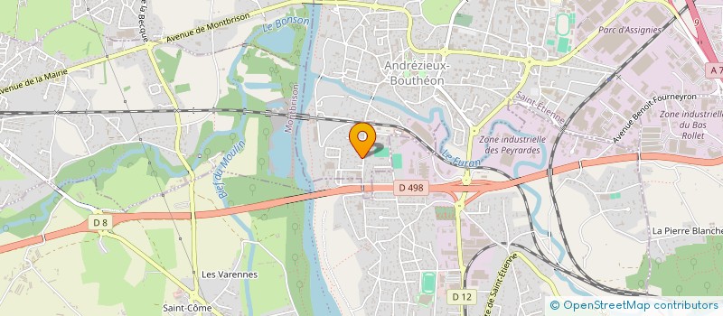 localisation de l'entreprise SCI COLINE  ANDREZIEUX-BOUTHEON