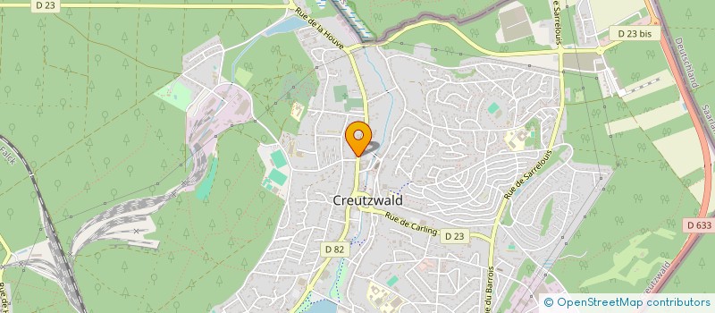 localisation de l'entreprise SCI COLINE  CREUTZWALD