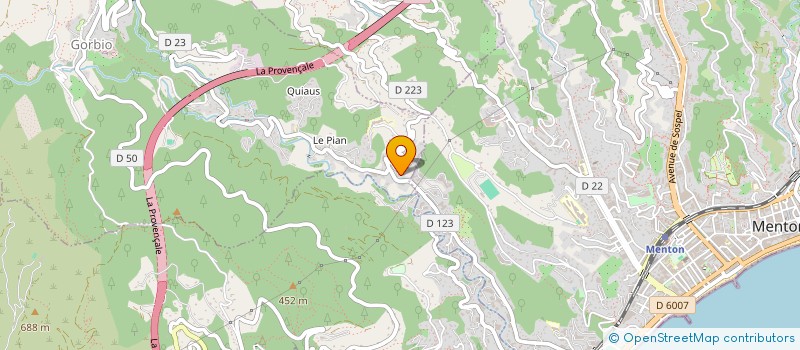 localisation de l'entreprise SCI COLINE  GORBIO