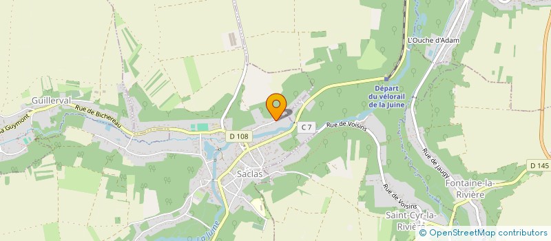 localisation de l'entreprise SCI COLINET  SAINT-CYR-LA-RIVIERE