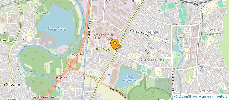 localisation de l'entreprise SCI COLIVAT  STRASBOURG