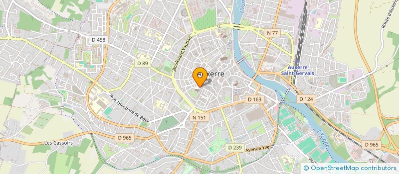 localisation de l'entreprise SCI COLIVRY à AUXERRE