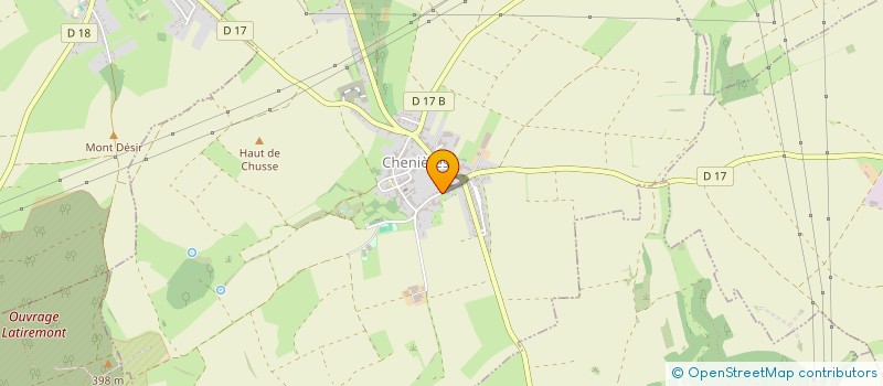 localisation de l'entreprise SCI COLL'ABORATION  CHENIERES