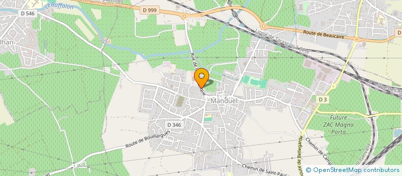 localisation de l'entreprise SCI COLLANGES IMMOBILIER  MANDUEL