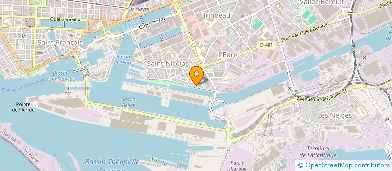 localisation de l'entreprise SCI COLLARD à LE HAVRE