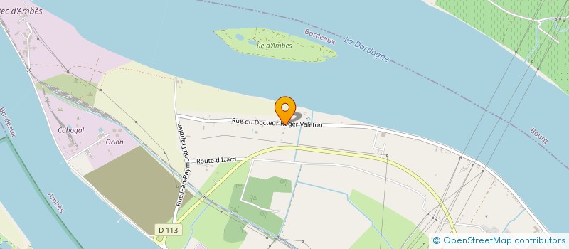 localisation de l'entreprise SCI COLLE  AMBES