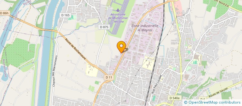 localisation de l'entreprise SCI COLLEBATI à MONTELIMAR