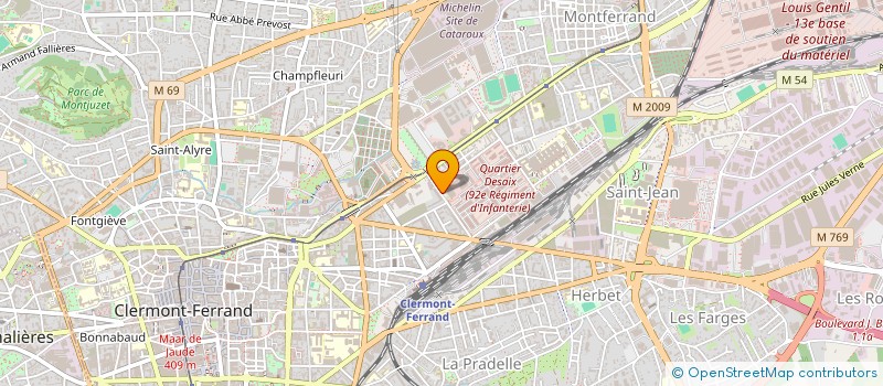 localisation de l'entreprise SCI COLLECTIF NIEL  CLERMONT-FERRAND