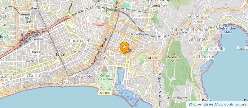 localisation de l'entreprise SCI COLLERY à NICE